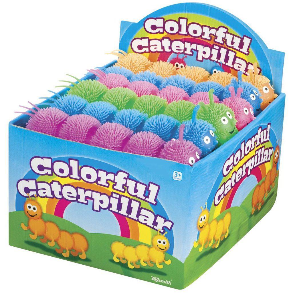 Ensemble Fête Coloré Caterpillar Puffer Ball Jouet Spongieux