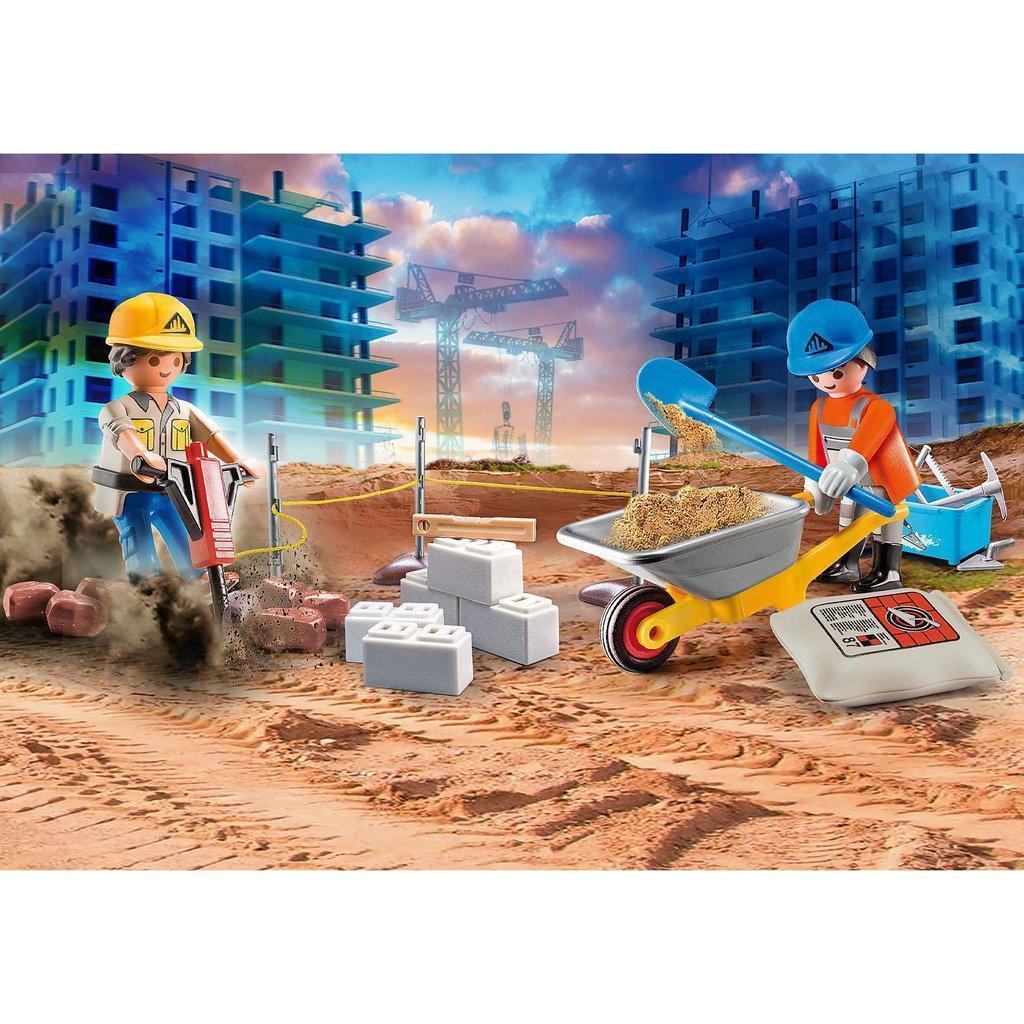 Playmobil City Action Construction Site Carry Case Playset - 70528