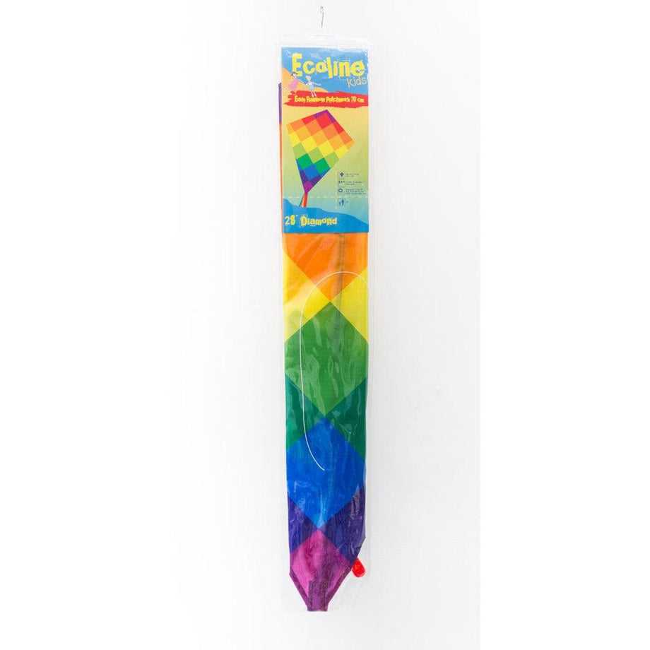 HQ Kites Pocket Sled, Single Line Kite, Color: Rainbow, Active Outdoor Fun  For Ages 5 and Up