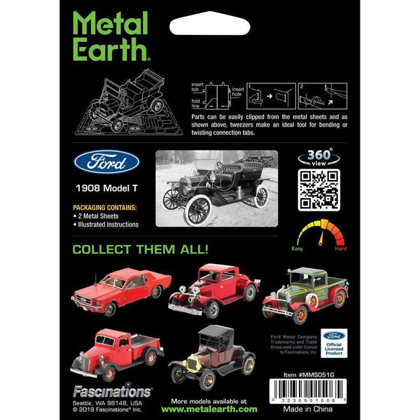 Metal Earth - 1908 Ford Model T - Dark Green - Hub Hobby