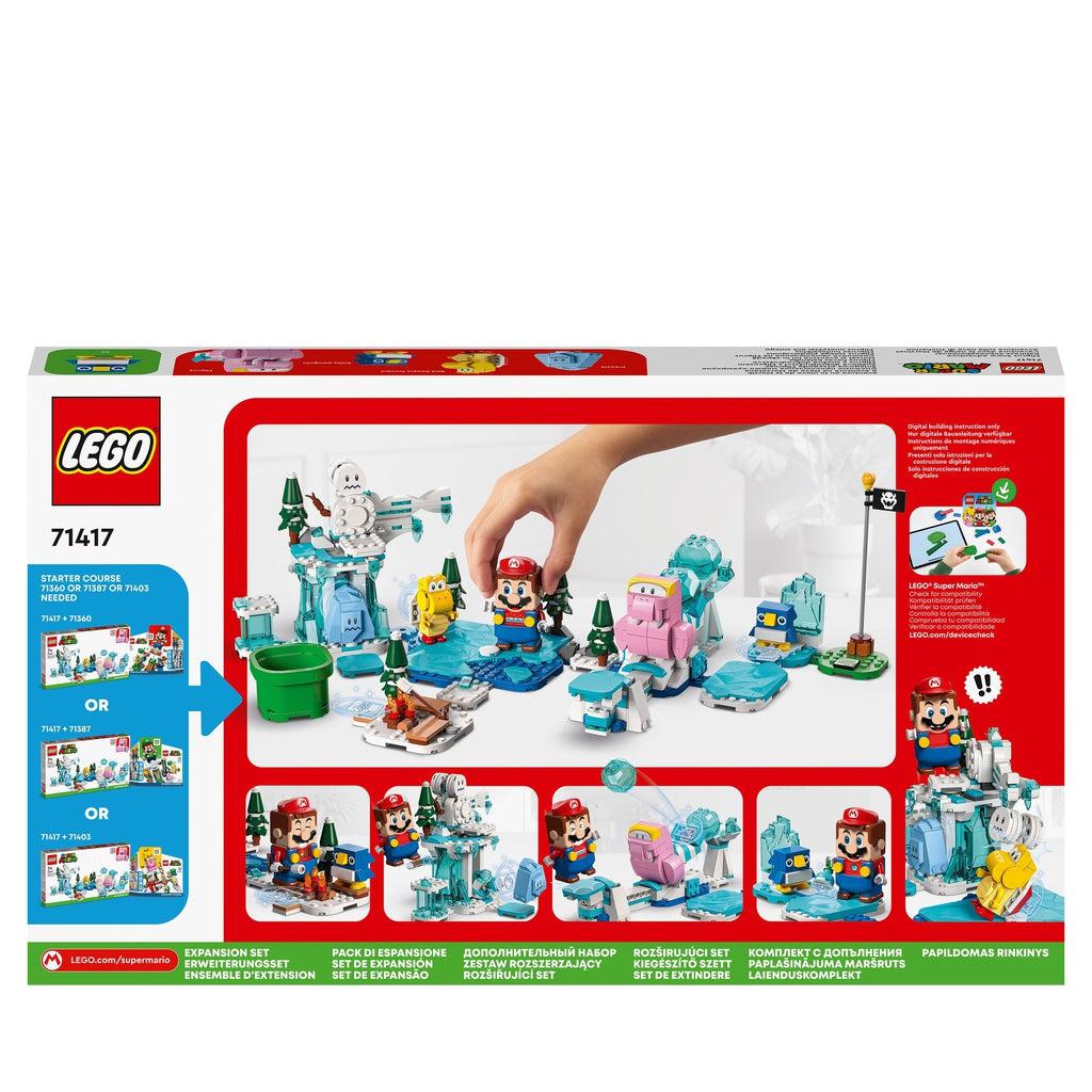 LEGO Super Mario Fliprus Snow Adventure Expansion Set 71417, Toy for Kids  to Combine with Starter Course, with Freezie and Baby Penguin Figures, for