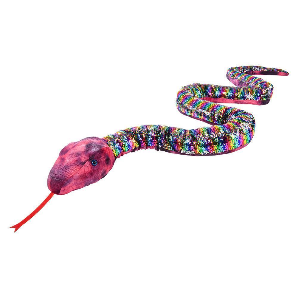 Giant Rainbow Sequin Snake - The Toy Network – The Red Balloon Toy Store