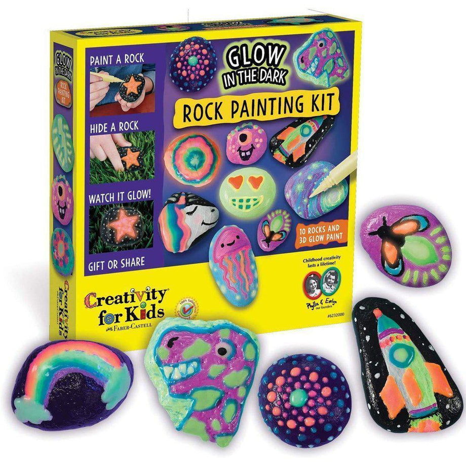 Rock Painting Kit - Craft Kit for Kids 6+