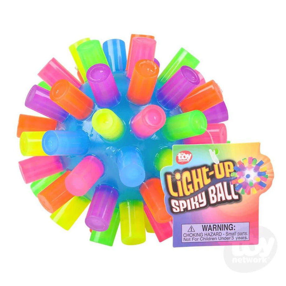 Multicolor Led Light-Up Spike Ball, For Kids Toy