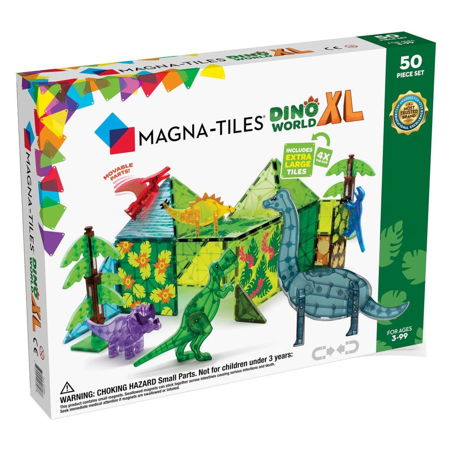 Dino World XL - Magna-Tiles – The Red Balloon Toy Store