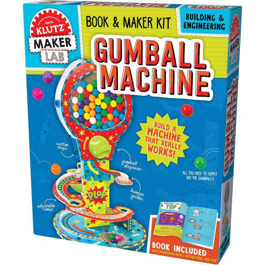 Maker Lab - Gumball Machine - KLUTZ – The Red Balloon Toy Store