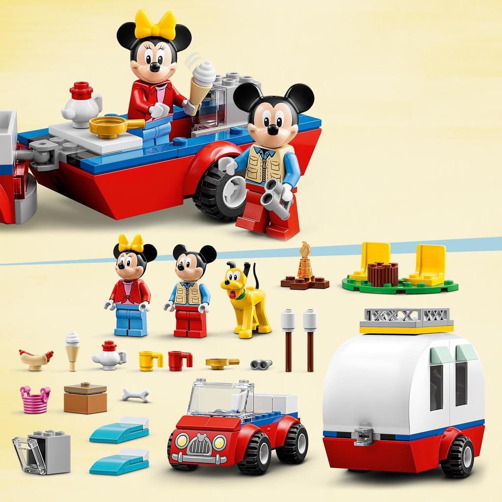 Mickey & Minnie Mouse font du camping Lego 4 Plus 10777