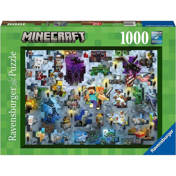 Minecraft Mosaic 1000pc - Ravensburger – The Red Balloon Toy Store