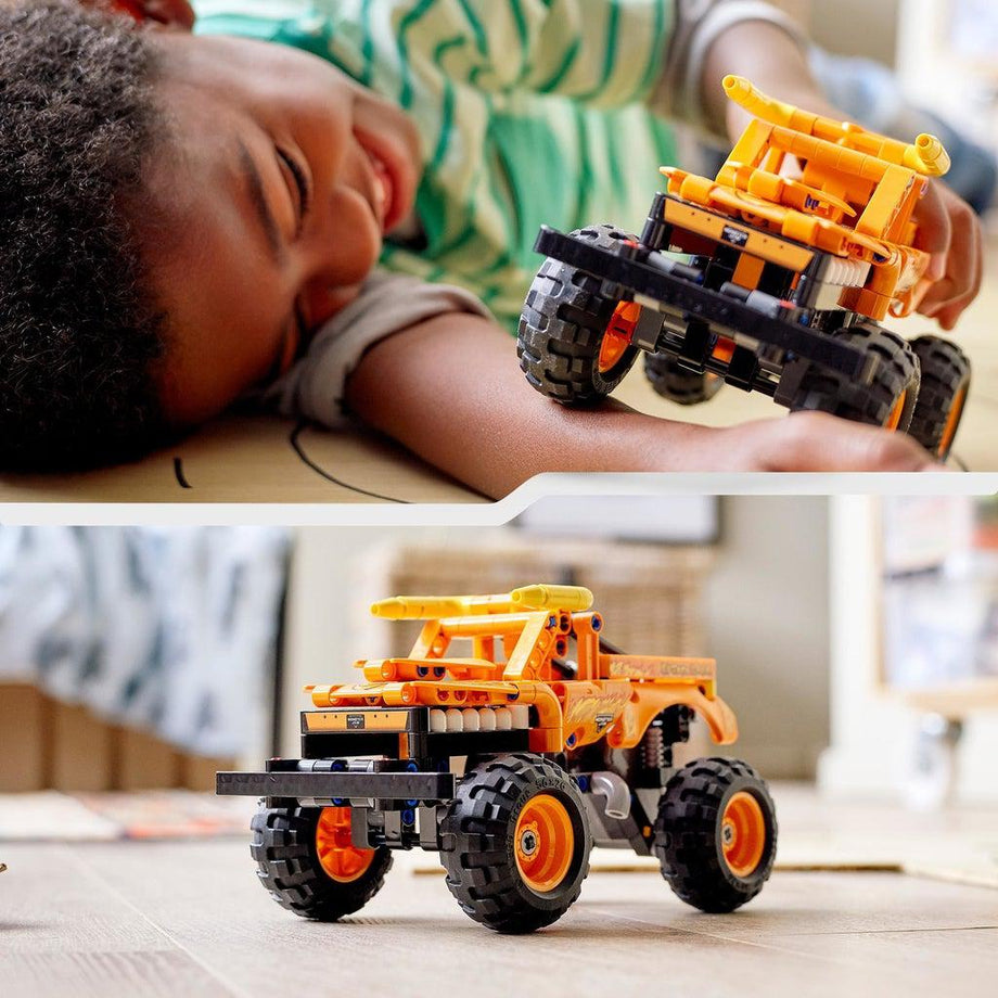 LEGO Technic Monster Jam El Toro Loco, 2 in 1 Pull Back Truck to Off Roader  Car Toy 42135, Monster Truck and Race Car Building Toy, Construction Kit  for Kids, Boys, Girls