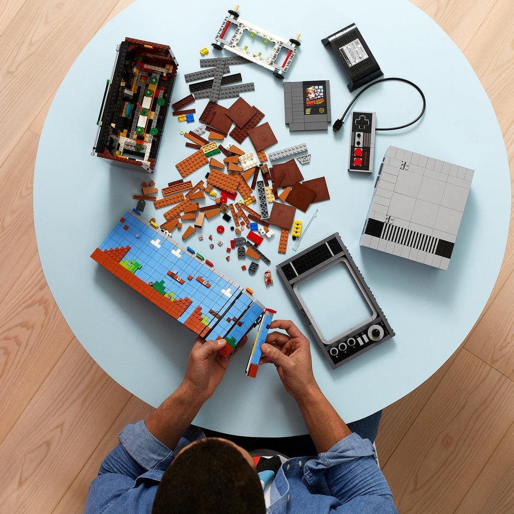Lego's buildable NES console comes with a 'playable' game
