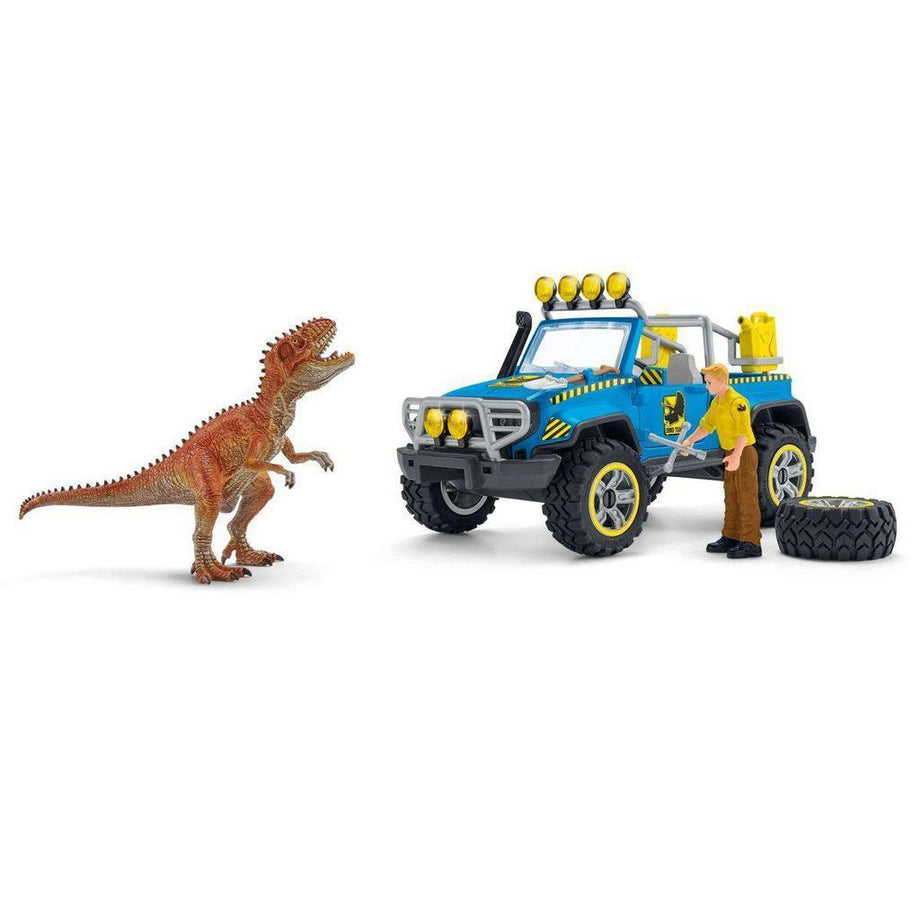 Off-Road Vehicle & Dino Outpost - Schleich – The Red Balloon Toy Store