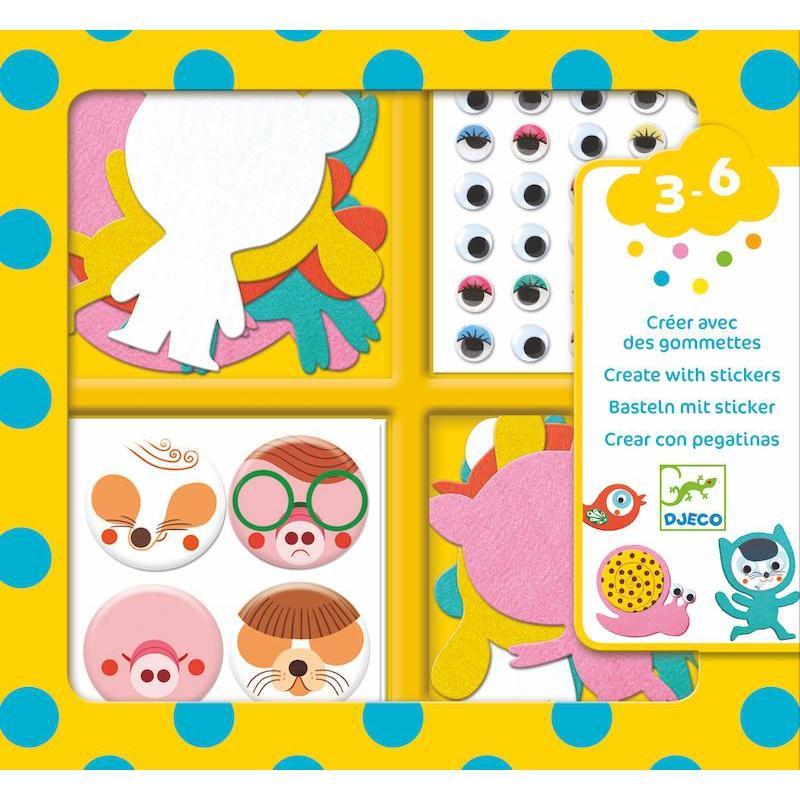 Animals Sticker Stories - Djeco – The Red Balloon Toy Store