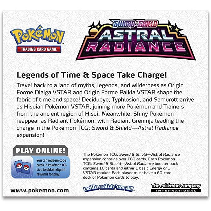 Pokémon TCG Triple Play: Radiant Greninja from Sword & Shield—Astral  Radiance