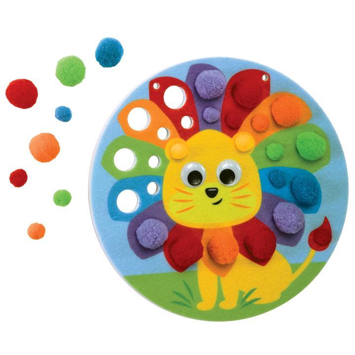 Creativity for Kids Pom Pom Pictures Transportation - Sensory Craft Kit for  Boys and Girls Ages 3+ 