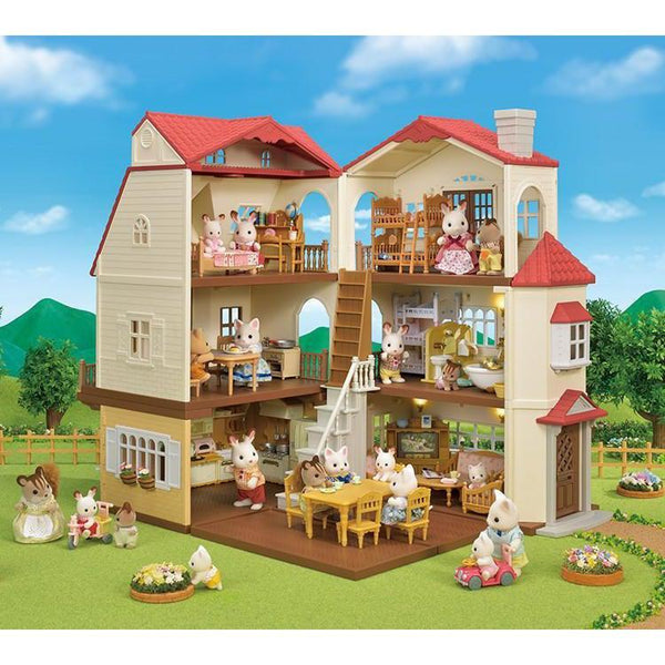 Red Roof Grand Mansion Gift Set - Calico Critters – The Red