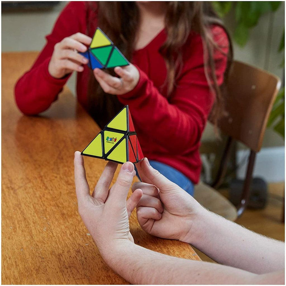 Rubiks Cube Puzzle Triangle Magic Pyramid Twist Toy Kids Rubix