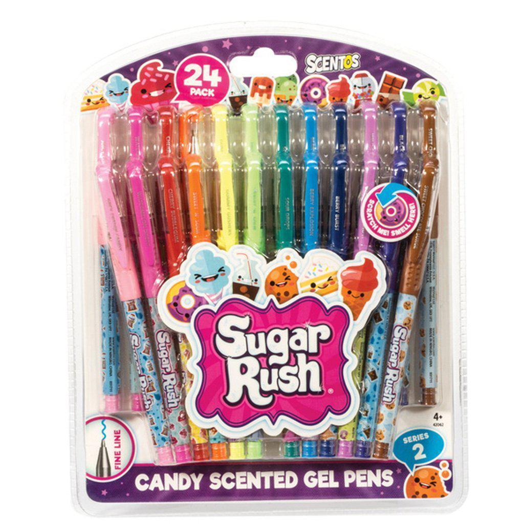 Sugar Rush® Scented 12 Retractable Gel Pens