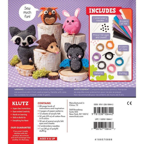 Klutz Sew Your Own Ice Cream Animals - A2Z Science & Learning Toy Store