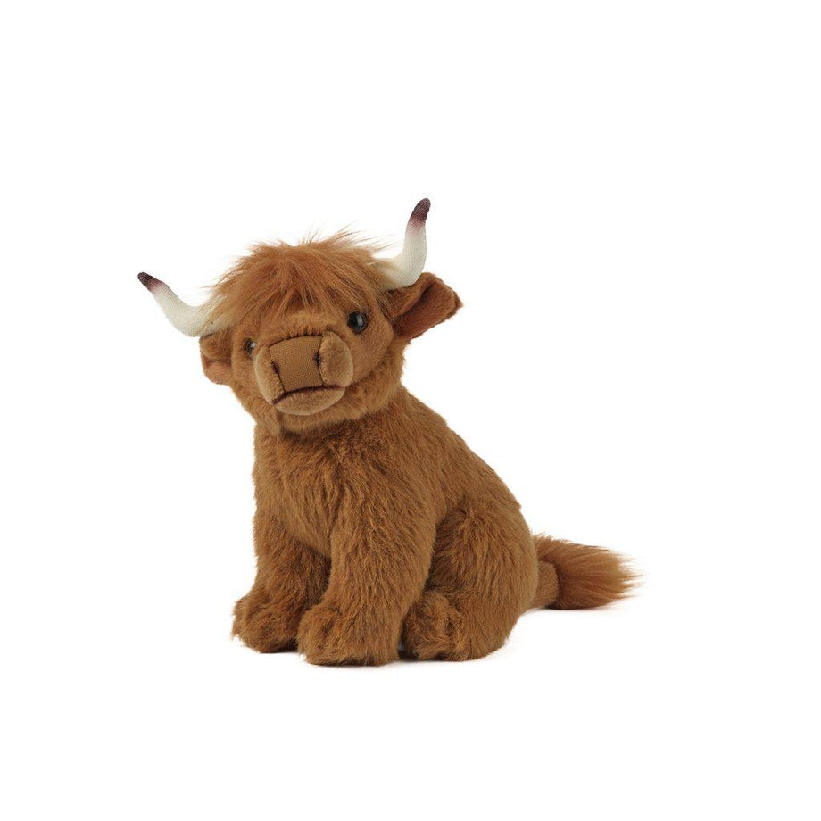 Scottish Highland Cow Super Soft Stuffed Animal - Mini Brown - 5