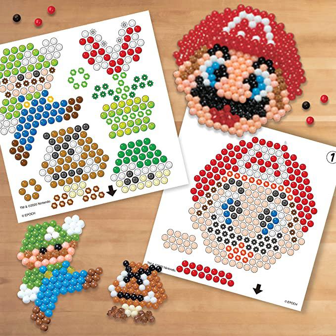 Aquabeads Super Mario Creation Cube - Complete Arts & Crafts Activity Kit  for Ages 4+