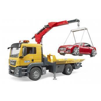 Bruder MB Arocs Construction Truck with Accessories – The Red Balloon Toy  Store