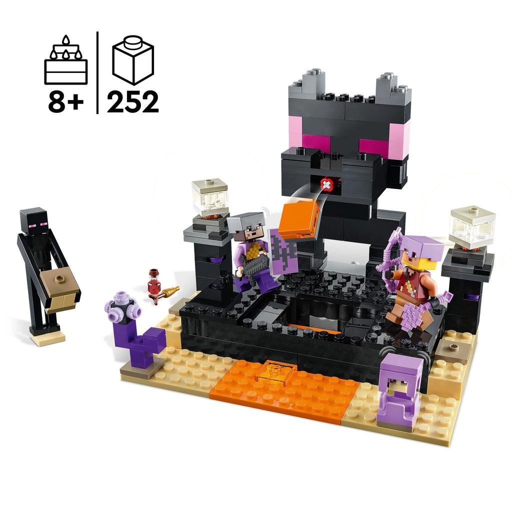 LEGO® Minecraft: The End Arena Battle Playset