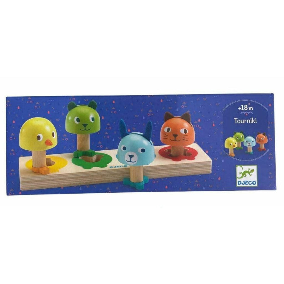 Djeco Baby Animals Wooden Puzzle – The Red Balloon Toy Store