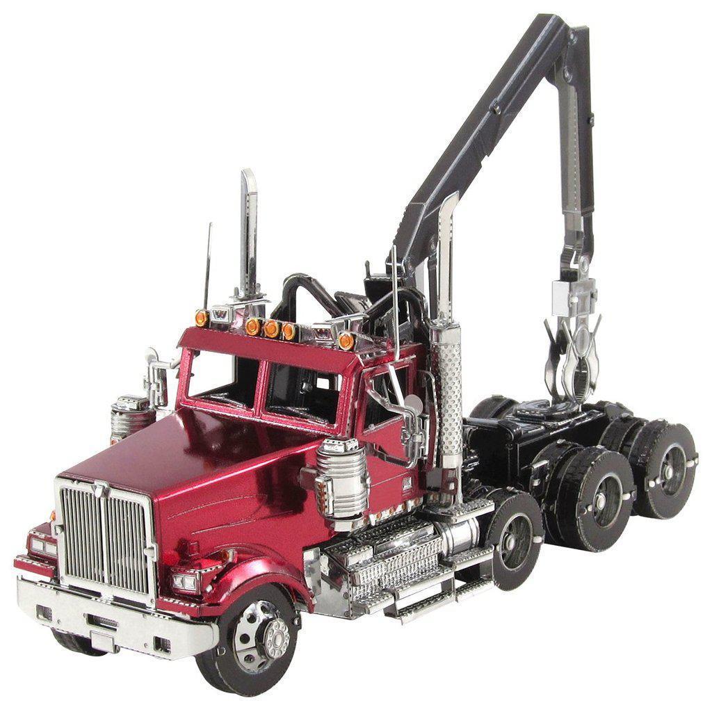 Western Star 4900 Log Truck Model-Metal Earth-The Red Balloon Toy Store