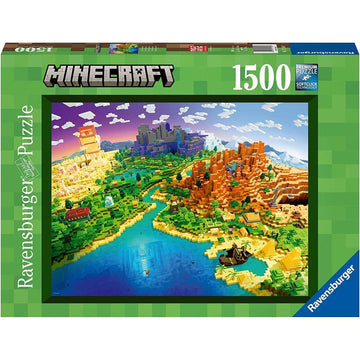 Minecraft World Red 1000pc Jigsaw Puzzle